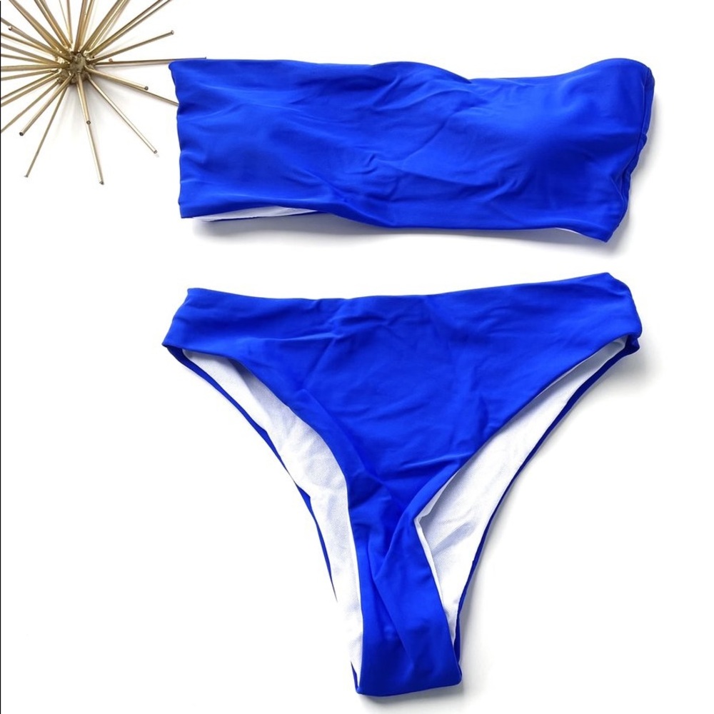 - New Tube Top Swimsuit blue
